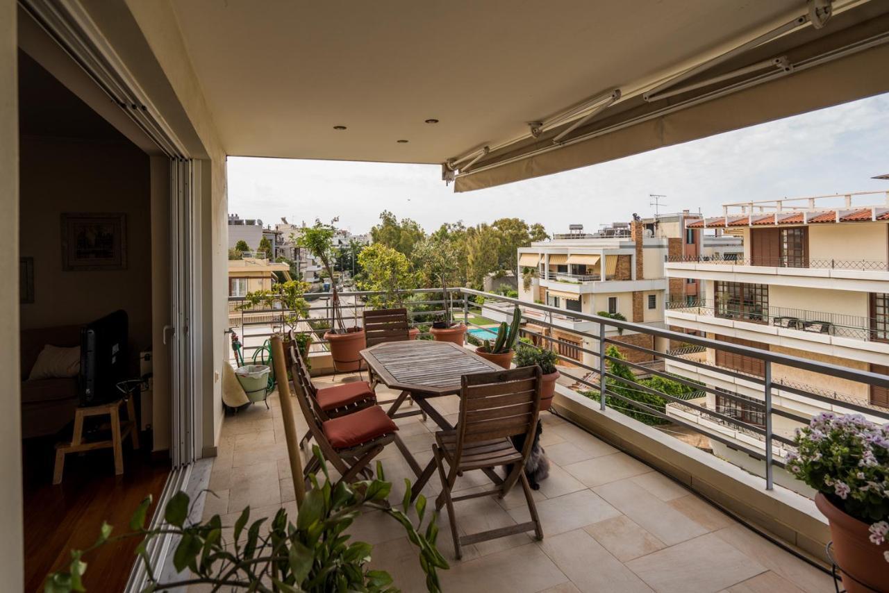 Family Getaway, Spacious And Luxurious, Sea View, Terrace, Next To Voula Beach, 20Min From Center Athens Exterior photo